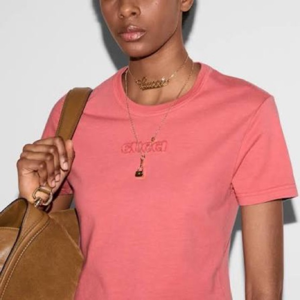 Gucci Embroidered Logo Tee